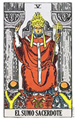 tarot amigo El Sumo Sacerdote