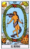 tarot del trabajo El Mundo